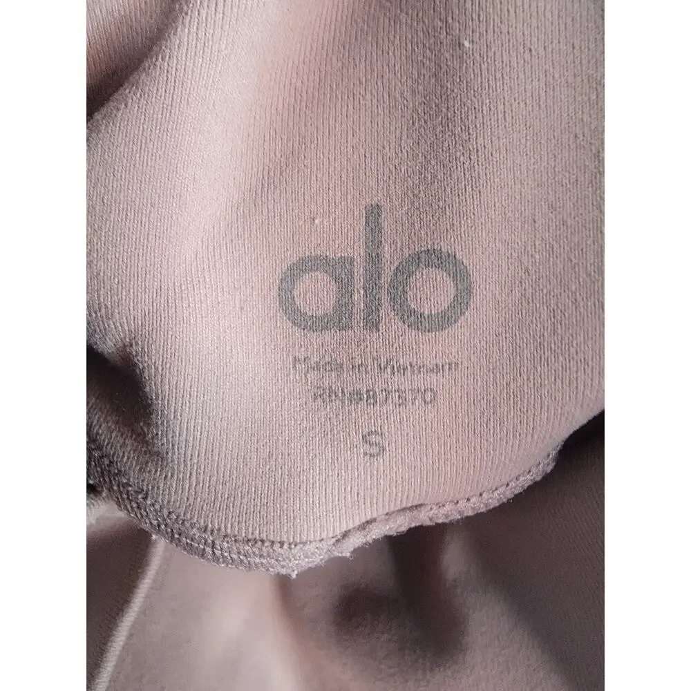 Alo Yoga Moto Legging Womens Sz Small High Rise Full Length Brown Tan